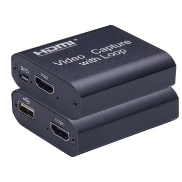 Aluminium stopu USB do HDMI Belt Loop Out HD Video Capture Karta: Obsługa rozdzielczości 4K*2K HDTV