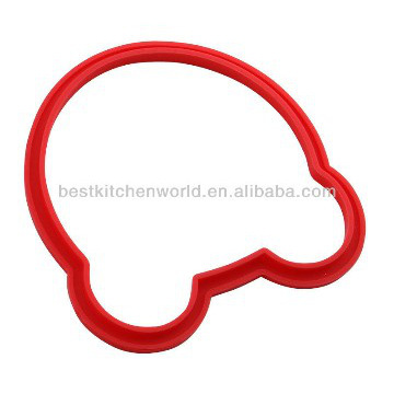 2014 NEW DESIGN bear shape resistant & food safety silicone egg ring