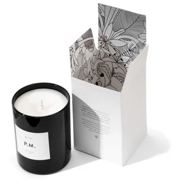 Custom Printing Card Paper Candle Package Folding Box