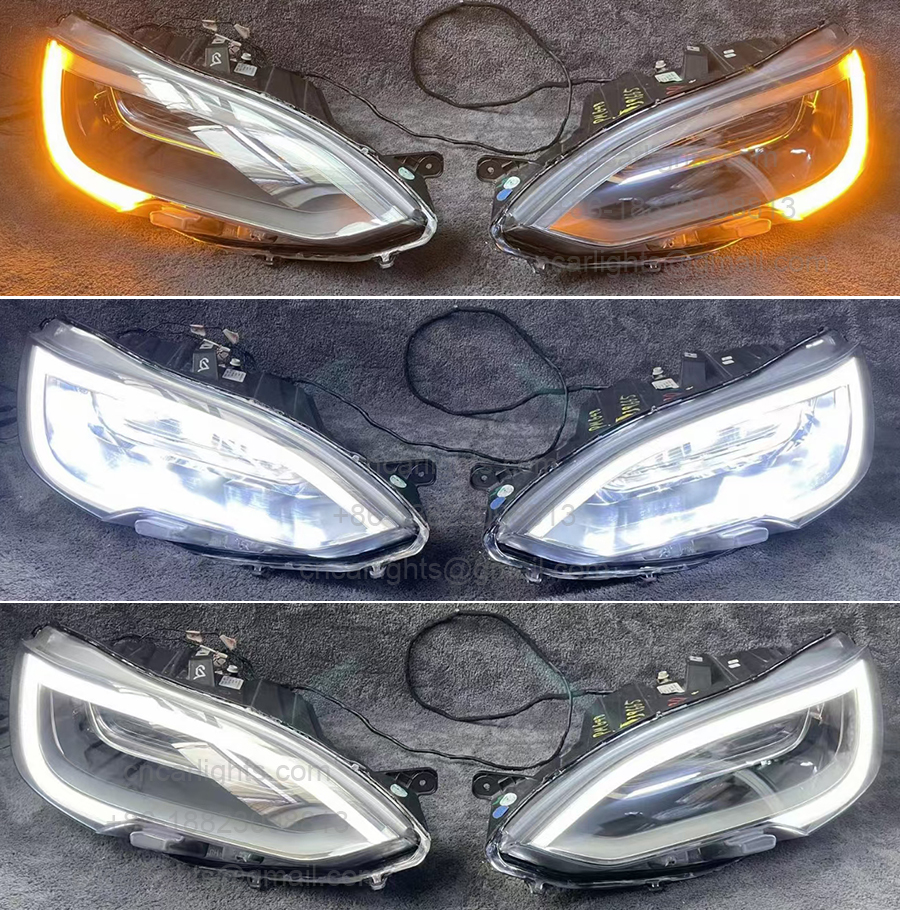 New Tesla Model S Headlights