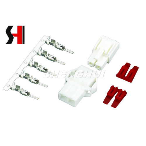 Conector de alambre de alta corriente confiable de una fila de una sola fila