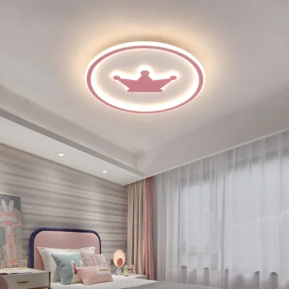 Creative Crown Ceiling Lamps for Children's Room - LED Ceiling Lights for Boys and Girls