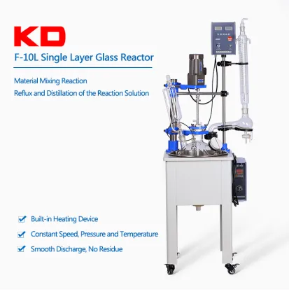 10L Chemical Plug Flow Glass Reactor