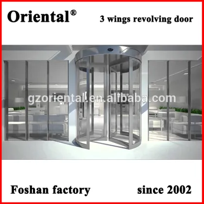 cheap automatic glass door with access control system