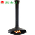 Propane Fireplace Outdoor Patio Rain Weathered Steel Fireplace Supplier