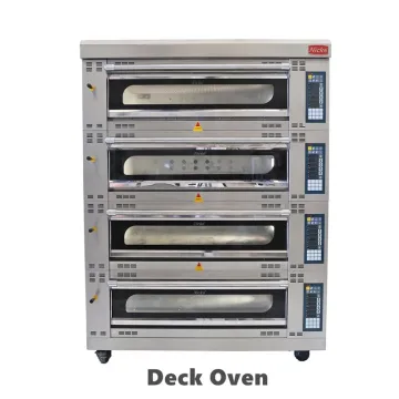 4 Deck 8 Trays Commercial Kitchen Gas Oven Bakery Machine Equipment Baking