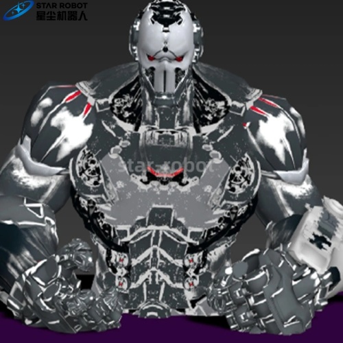 Robot animatronik mech baja realistis