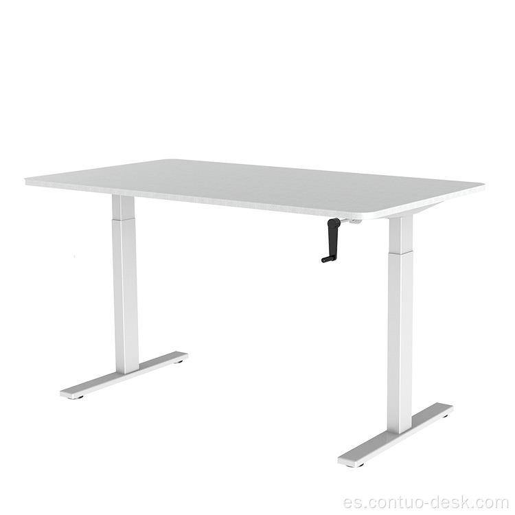 Manual Tabla ajustable Mano de manivela Altura ajustable Base de mesa con mecanismo de elevación