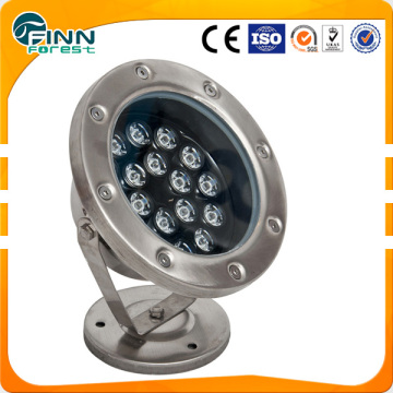 RGB color IP68 stainless steel 15w underwater fountain led ornamental light