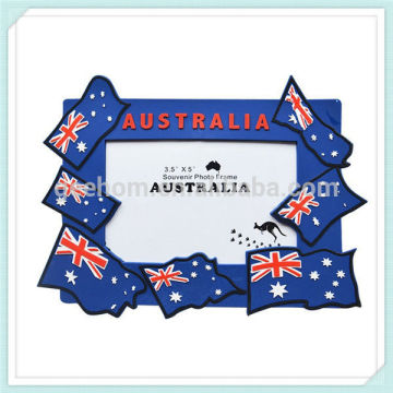 custom cheap 3d soft pvc souvenir photo frame