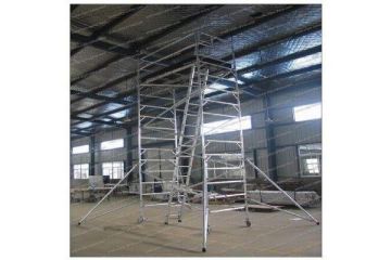Professional Custom Mobile Tower Scaffold / Scaffolding Mobile Tower For Inspecting Roof