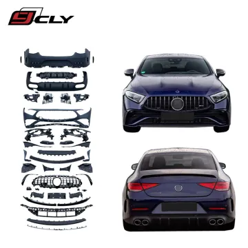 C257 Bumper Kit for Benz CLS Class W257 CLS53 AMG - Front & Rear Bumpers, Diffuser, Exhaust Pipe (2019-2023)