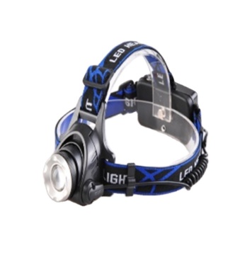 Headlamp LED yang boleh dicas semula kalis air IPX4 dengan fungsi zum untuk di luar rumah
