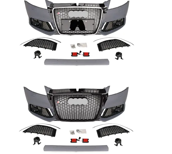 RS3 Style Front Bumper with Grille for Audi A3 8P 2008-2013