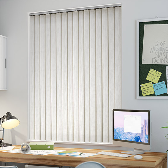 Foam wood vertical blinds