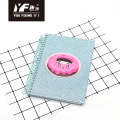 Customized unicorn style cover A5 spiral coil notebook