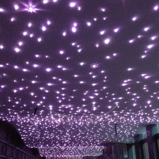 Plastic LED Fiber Optic Light Ceiling Panel with Crystal Constellation