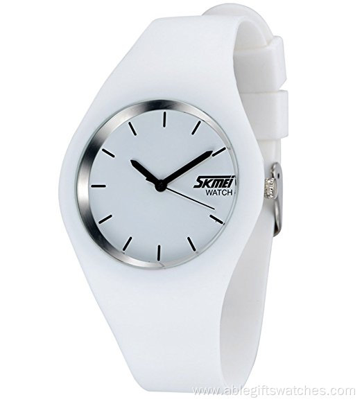 Simple Style Silicone Strap sport Watch