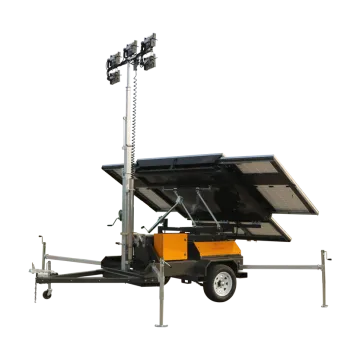 Simple mobile Solar Lighting Tower