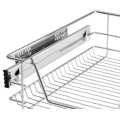 Tiroir de cuisine en acier inoxydable galvanoplastie de haute qualité