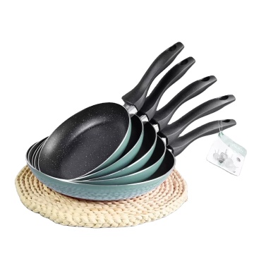 Set alat memasak bukan aluminium 5-bahagian yang tidak melekat-kuali menggoreng 26/28/30/30/32/35cm Kitchen Smart Kitchen ditekan set alat memasak