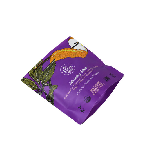 Emballage de la finition mate de haute qualité pour les barres de chocolat sac de thé design