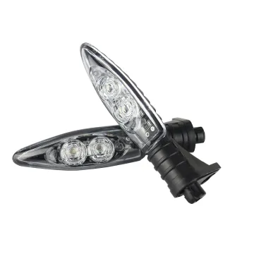WUKMA 12V Dynamic Sequential LED Turn Signal for R12 Motorcycle Front Indicator Light