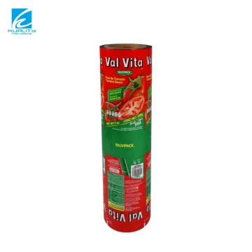 Customized Aluminum Foil Plastic Packaging Film for Ketchup Sachets