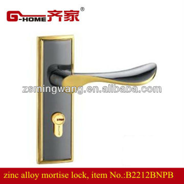165x50mm zinc alloy mortise door lock quality handle locks