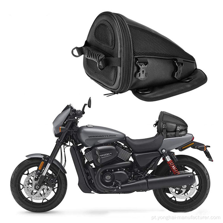Mala de armazenamento de bagagem bolsa de cauda de motocicleta