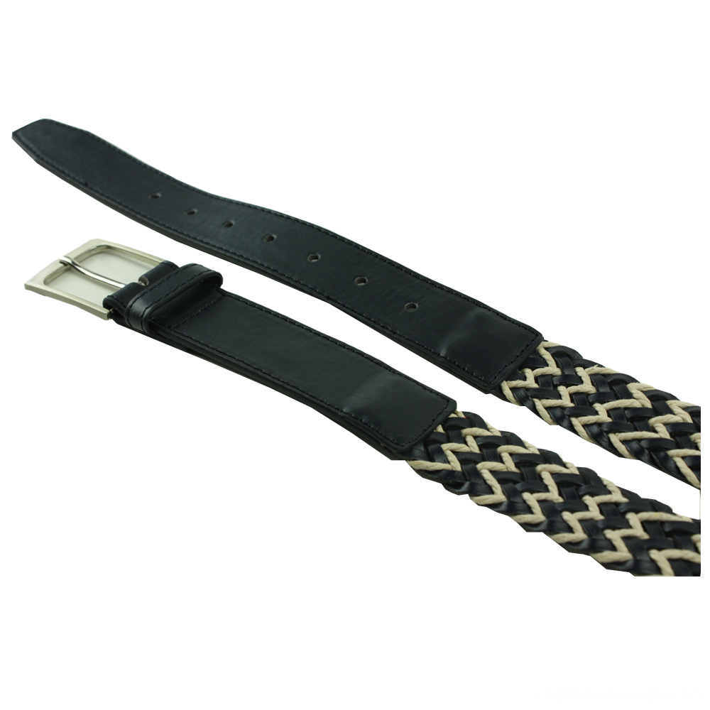 leather braided belt