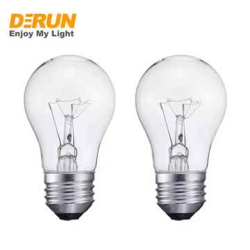 A15 Tungsten Filament Bulb: 25W-60W, E14/E27/E26, Clear/Frosted, Vintage Incandescent