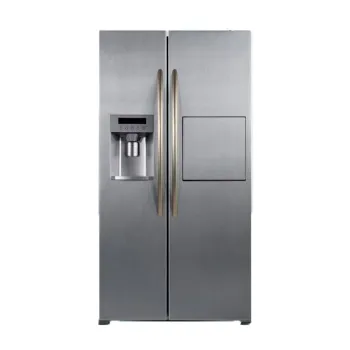 550L Home and Hotel Use Frost-Free Refrigerator with Two-Sided Door, Side-by-Side Design and Ice Maker