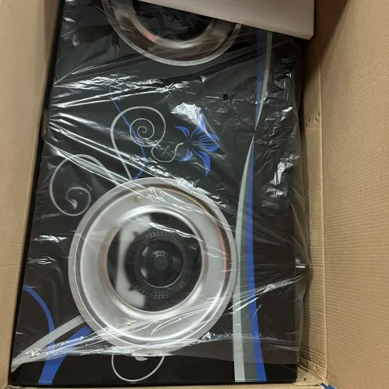 Automatic Piezo Ignition 2 Burner Gas Stove Glass Cooktop