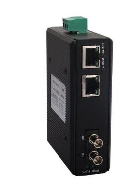 2-port Industrial Grade Ethernet to Fiber Converter
