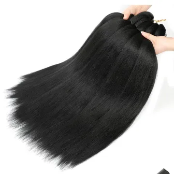 Pre Stretched EZ Braid 28" Ombre Yaki Straight Expression Braid hair Hot Water Setting Wholesale 2 Tone EZ Braiding Hair