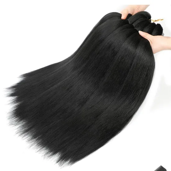 Pre Stretched EZ Braid 28" Ombre Yaki Straight Expression Braid hair Hot Water Setting Wholesale 2 Tone EZ Braiding Hair