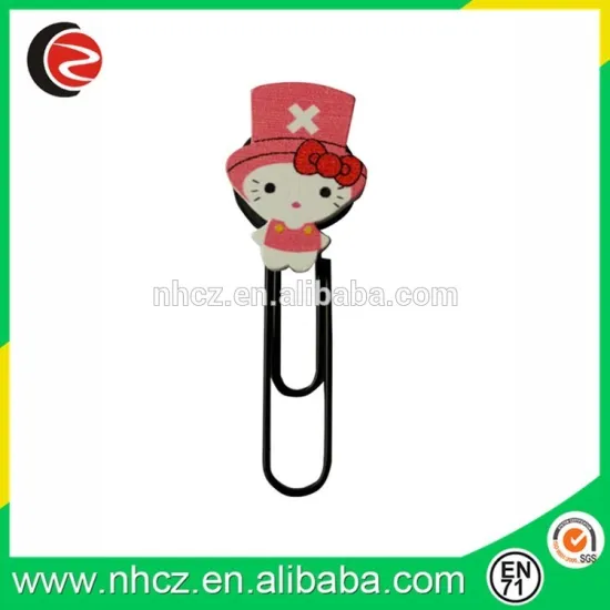 2015 Hot sale novelty beautiful bookmark paper clip