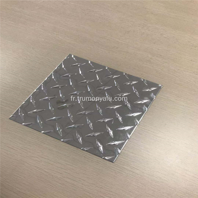 3003 5052 Plaque à motifs en aluminium anodisé à nervures hautes