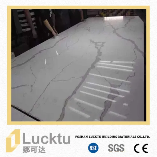 Best sale power useful white carrara quartz stone slab