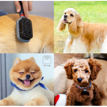 Detangling-Dog Comb and Brush Set