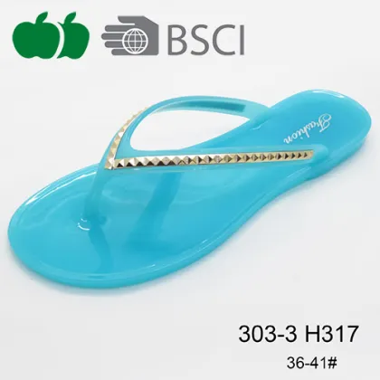 Cheap Lady Flat Innovative Design Pvc Flip Flops Slippers