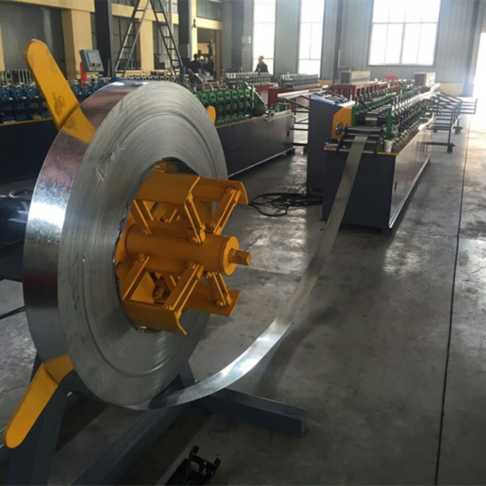 Carrying channel roll forming machine