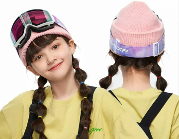 Kinder Ski -Knit -Kappe Ohrschutz