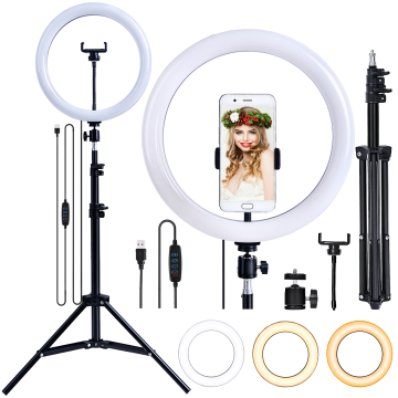 10 12 14 Inch Mini Ring Light for Selfie Phone Eyelash Lamp - TikTok Favorite