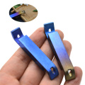 EDC Custom Anodizing Garrafa de Titânio Opener Keychain