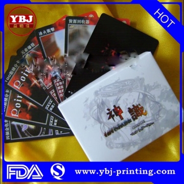christmas tree shaped game cards, christmas playing cards