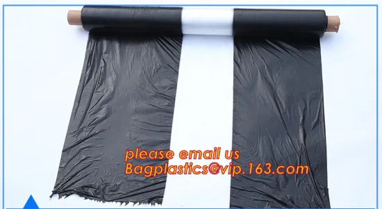 New style durable waterproof multifunctional mulch black and white film, Plastic weed fabric/ agriculture mulch film weed mat