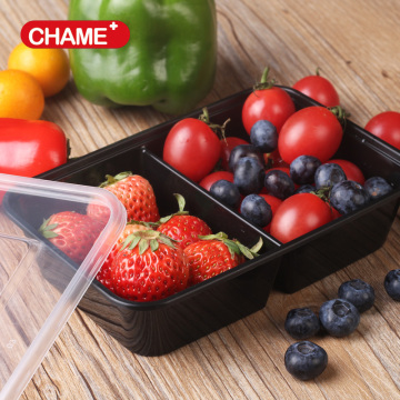Food Grade 3-Compartment Plastic Meal Prep Lunch Box Wholesale