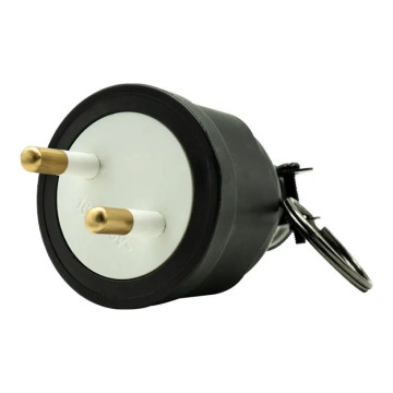 Mini Black 16A.250V Multi-Adaptor Plug